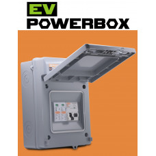 **SPECIAL DEAL** EV POWERBOX IP65 Electric Vehicle RCBO Enclosure (Weatherproof) - 40A A-Type RCBO B Curve with SPD